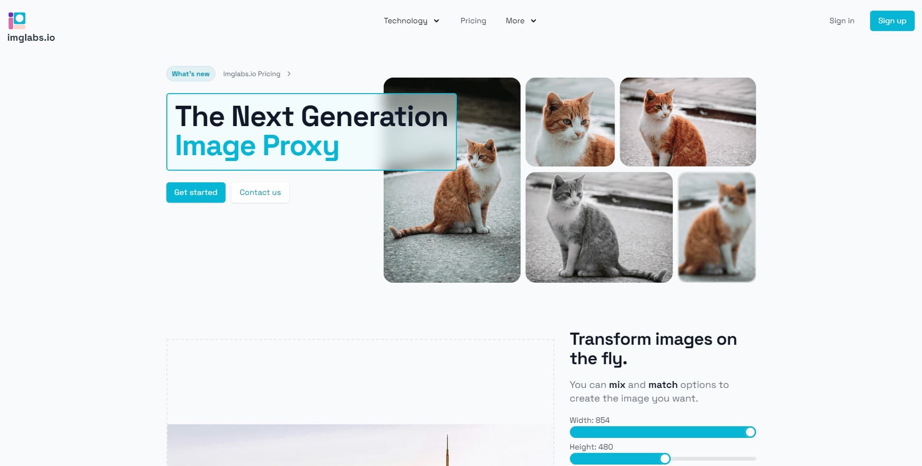 imglabs.io landing page